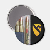 イラク第1騎兵部隊ベトナム空軍cavパッチ磁石獣医 マグネット (正面/裏面)