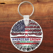 イラク米国アメリカ合衆国アメリカ合衆国統一された州ツリー キーホルダー (正面)