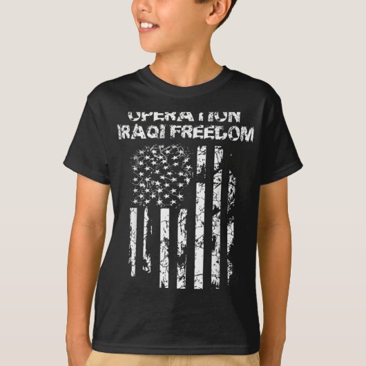 イラク自由作戦退役軍人 Tシャツ (正面)