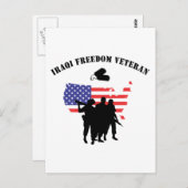 イラク自由退役軍人 ポストカード (正面/裏面)