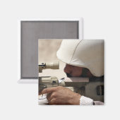 イラク軍巡査部長のダウンレンジ マグネット (正面/裏面)