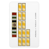 イラク12ヶ月の展開時間MAGNET 1 ICS マグネット (縦)