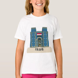 イラク イシュタル門のランドマーク Tシャツ