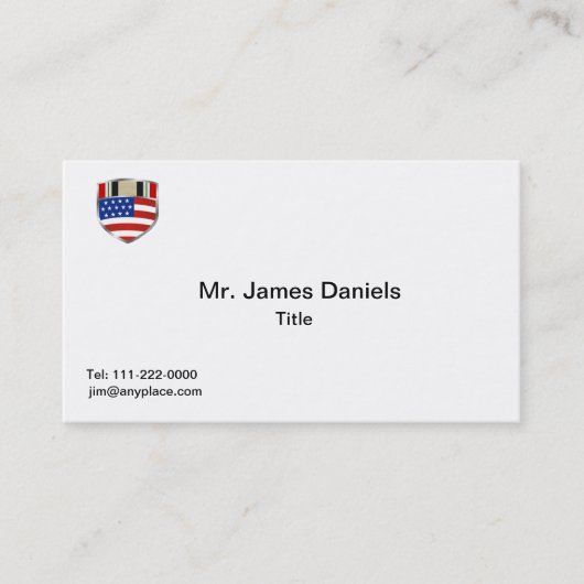 イラク・キャンペーン・リボン 名刺 (正面)