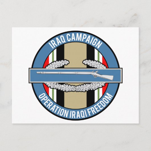 イラク・キャンペーンCIB ポストカード (正面)