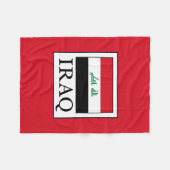 イラク フリースブランケット (正面(横))