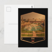 イラク ポストカード (正面/裏面)