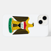 イラク 国章 紋章 シンボル エンブレム 国旗 鷲 Case-Mate iPhoneケース (裏面 (横))