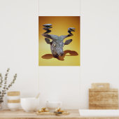 イラク、紀元前2000年からブルの頭 ポスター (キッチン)