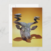 イラク、紀元前2000年からブルの頭 ポストカード (正面/裏面)