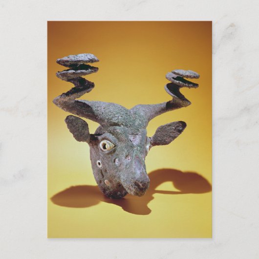 イラク、紀元前2000年からブルの頭 ポストカード (正面)