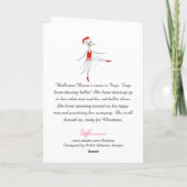 イラシマ バレエ マウス クリスマス 雪の結晶 緑 (裏面)