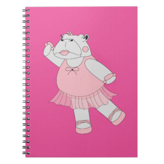 イラシマ バレリーナ ヒッポ ピンク ノートブック