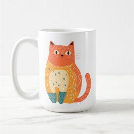 イラストにはかわいい子猫が描かれています コーヒーマグカップ