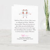 イラストマ バレリーナ マウス クリスマス スノーフレーク グリーン (裏面)