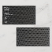 イラストラティブプラスチック格子 名刺 (正面/裏面)