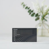 イラストラティブ塀および影 名刺 (スタンド正面)