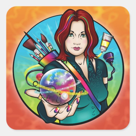 イラストレア スクエアシール (正面)