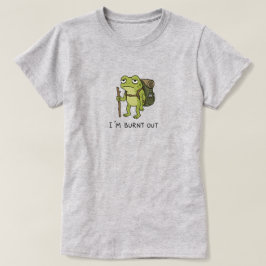 イラストレブタクライフロック+ハイキングデザイン Tシャツ