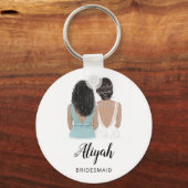 イラストレーションが私の花嫁のキーリングになるかな キーホルダー (正面)