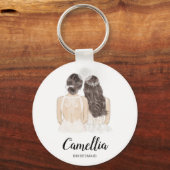 イラストレーションが私の花嫁のキーリングになるかな キーホルダー (正面)