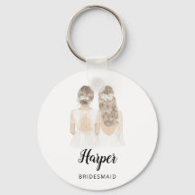 イラストレーションが私の花嫁のキーリングになるかな