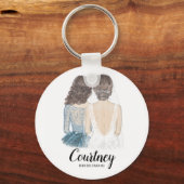 イラストレーションが私の花嫁のキーリングになるかな キーホルダー (正面)