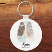 イラストレーションが私の花嫁のキーリングになるかな キーホルダー (正面)