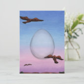 イラストレーションに飛んでいる囲まれた巨大な卵 シーズンカード (スタンド正面)
