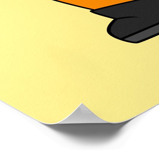 イラストレーションのアロサウルス漁師。 ポスター (角)