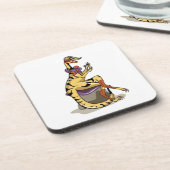 イラストレーションのイグアノドン彼女の爪、 ネイル。 コースター (左側)