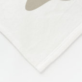 イラストレーションのイグアノドン彼女の爪、 ネイル。 フリースブランケット (角)