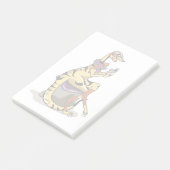 イラストレーションのイグアノドン彼女の爪、 ネイル。 ポストイット (アングル)