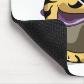 イラストレーションのイグアノドン彼女の爪、 ネイル。 マウスパッド (コーナー)