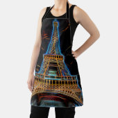イラストレーションのエッフェルタワー – パリ，フランス エプロン (インサイチュ)