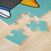 イラストレーションのカメラ操作者。 ジグソーパズル (側面)