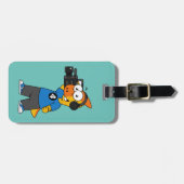 イラストレーションのカメラ操作者。 ラゲッジタグ (正面横)