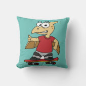 イラストレーションのスケートボード。 クッション (正面)