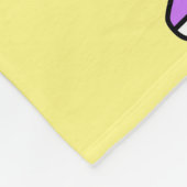 イラストレーションのステゴサウルスナース。 フリースブランケット (角)