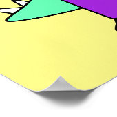 イラストレーションのステゴサウルスナース。 ポスター (角)