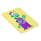 イラストレーションのステゴサウルスナース。 マグネット (右側)