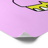 イラストレーションのステゴサウルス練習空手。 ポスター (角)