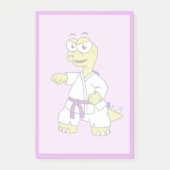 イラストレーションのステゴサウルス練習空手。 ポストイット (正面)