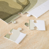 イラストレーションのステゴサウルス飲料を飲む。 ジグソーパズル (側面)