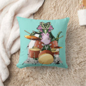 イラストレーションのチャスモサウルス遊のドラム。 クッション (ブランケット)