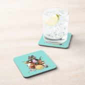 イラストレーションのチャスモサウルス遊のドラム。 コースター (右側)