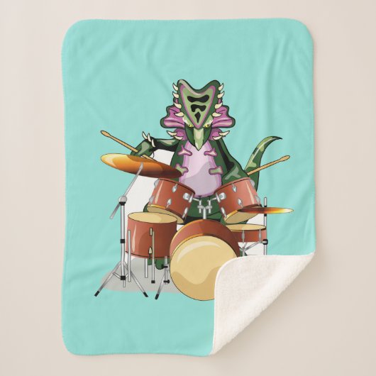 イラストレーションのチャスモサウルス遊のドラム。 シェルパブランケット (正面)