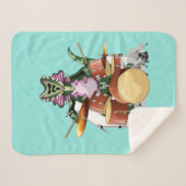 イラストレーションのチャスモサウルス遊のドラム。 シェルパブランケット (正面(横))