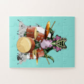 イラストレーションのチャスモサウルス遊のドラム。 ジグソーパズル (横)