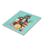 イラストレーションのチャスモサウルス遊のドラム。 タイル (側面)